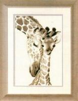 фото PN-0012183 Набір для вишивання хрестом Vervaco Giraffe Family "Жирафи: мама та малюк"