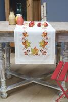 фото PN-0013311 Набір для вишивання хрестом (доріжка на стіл) Vervaco "Осіннє листя"