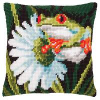PN-0145755 Набор для вышивания Красноглазая жаба, 40х40, вышивка крестом - Vervaco