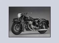 Набор картина стразами Crystal Art КС-1081 "Ретро - мотоцикл"