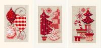 фото PN-0146572 Набір для вишивання хрестом (листівки) Vervaco Christmas motifs "Різдвяні мотиви"