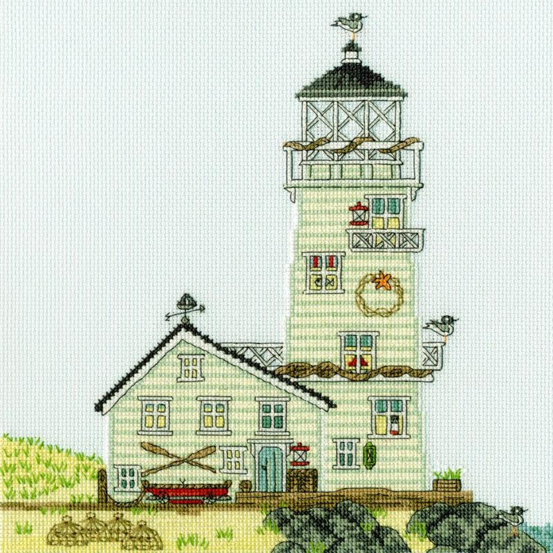 XSS6 Набор для вышивания крестом New England – The Lighthouse "Новая Англия - Маяк", Bothy Threads