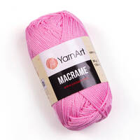 фото yarnart macrame/ярнарт макраме 147 рожевий