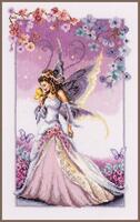 PN-0145024 Набор для вышивки крестом Vervaco Lilac fairy "Фея в лиловом платье"