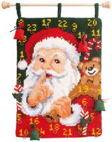 PN-0145153 Набор для вышивания крестом (календарь-панно) Vervaco  Father Frost "Дед Мороз"