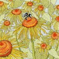 XFY2 Набор для вышивания крестом Sunflower Garden "Сад Подсолнечника" Bothy Threads