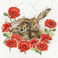 XHD61 Набор для вышивания крестом Love Is In The Hare Влюблённые зайцы Bothy Threads