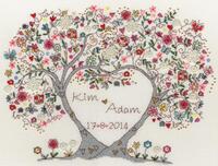 XKA4 Набор для вышивания крестом Love Blossoms "Цветет любовь" Bothy Threads