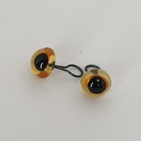глазки для игрушек пришивные preciosa стекло, медовые, 6 мм | интернет магазин Сотворчество