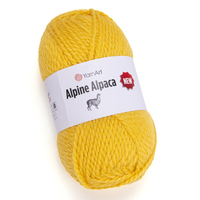 фото yarnart  alpine alpaca new/ ярнарт альпіна альпака нью 1448 жовтий